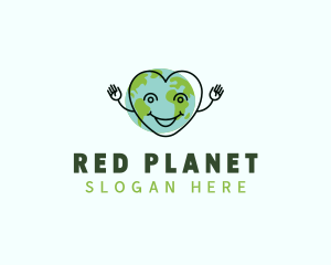 Eco Environmental Globe logo design