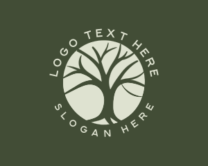 Environment - Organic Tree Garden logo design