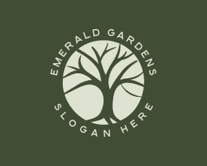 Organic Tree Garden logo design