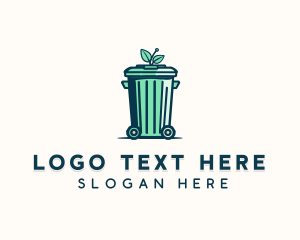 Garbage Disposal - Waste Disposal Garbage Can logo design