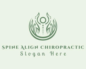 Chiropractor - Spine Therapy Relaxation logo design