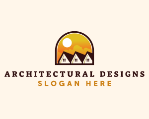 Arch - Subdivision Arch Roofing Realty logo design