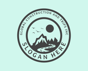 Peak - Mountain Traveler Outdoors logo design