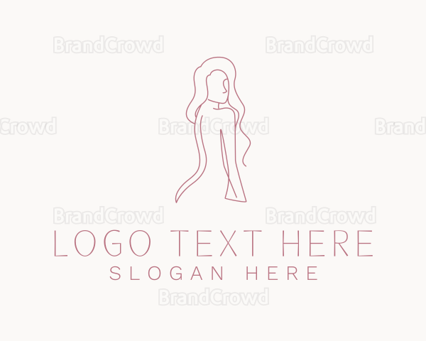 Sexy Naked Woman Logo