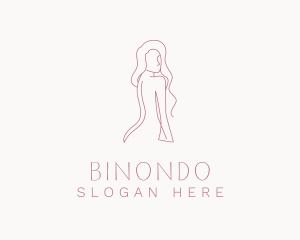 Sexy Naked Woman Logo