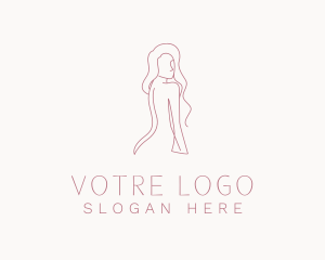 Sexy Naked Woman Logo