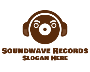 Brown Bear Recording logo design