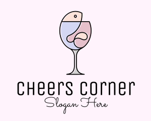 Booze - Seafood Wine Restaurant logo design