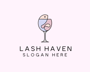 Seafood Wine Restaurant logo design