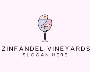 Seafood Wine Restaurant logo design