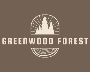 Forest Tree Lumber logo design