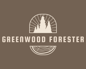 Forest Tree Lumber logo design