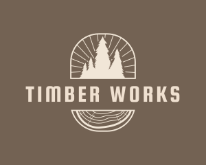 Lumber - Forest Tree Lumber logo design