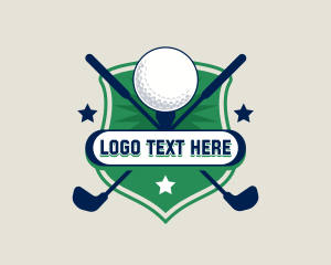 Player - Golf Club Ball logo design