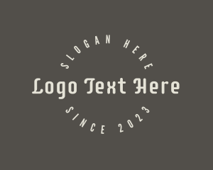 Hipster - Modern Business Badge logo design