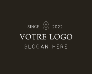 Personal - Minimalist Organic Wordmark logo design
