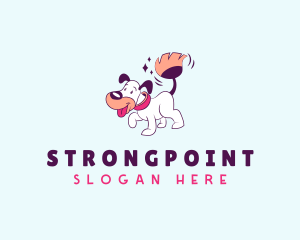 Adoption - Dog Broom Cleaning logo design