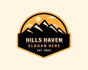 Mountain Outdoor Adventure logo design