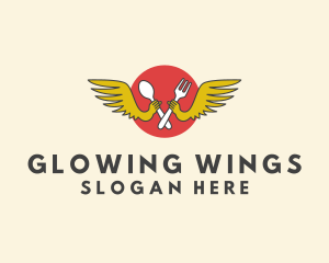 Winged Dining Restaurant logo design