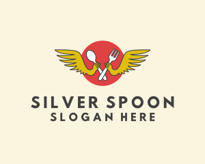 Winged Dining Restaurant logo design