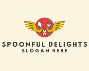 Winged Dining Restaurant logo design