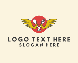 Winged Dining Restaurant Logo