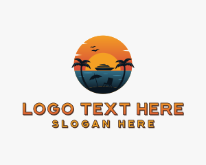 Vacation - Island Cruise Getaway logo design