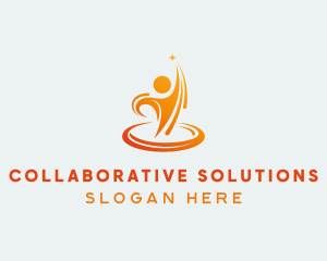 Teamwork - People Leadership Professional logo design