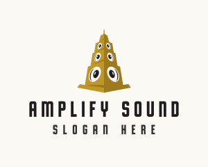 Speaker Tower Subwoofer logo design