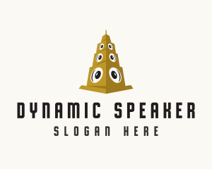 Speaker - Speaker Tower Subwoofer logo design