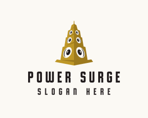 Speaker Tower Subwoofer logo design