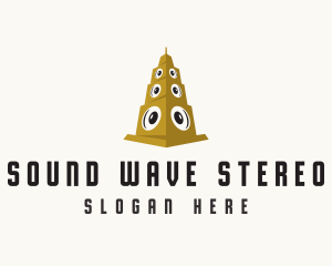 Stereo - Speaker Tower Subwoofer logo design