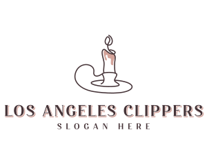 Candle Maker - Spa Candlelight Decoration logo design