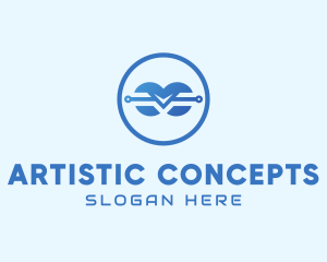 Abstract - Abstract Tech Circuit logo design