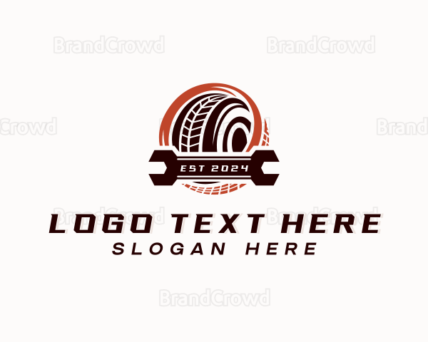 Tire Repair Automotive Logo