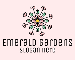 Spring Flower Pattern  logo design