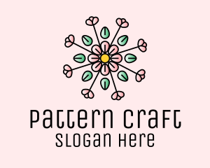 Spring Flower Pattern  logo design