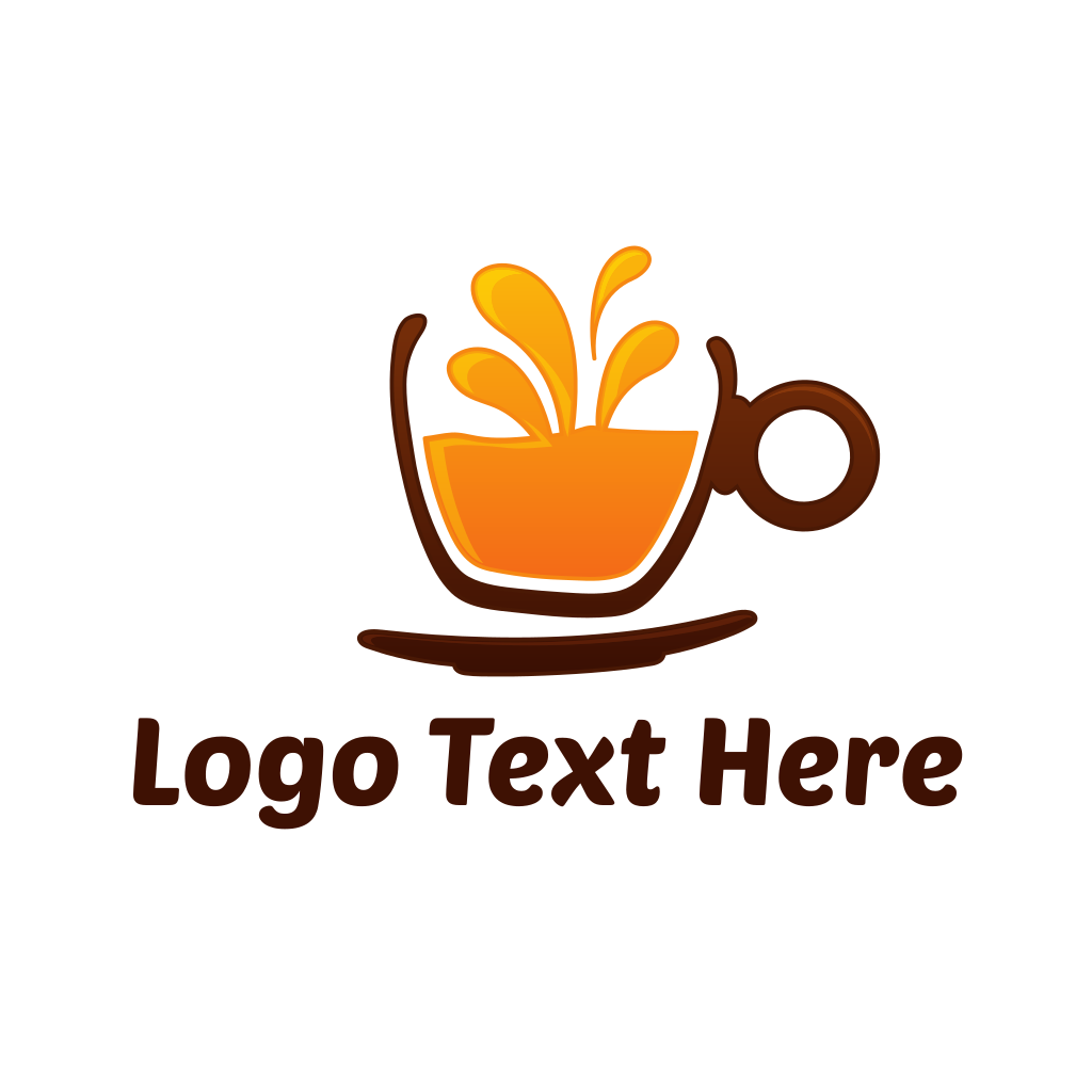 Orange Drink Splash Logo | BrandCrowd Logo Maker