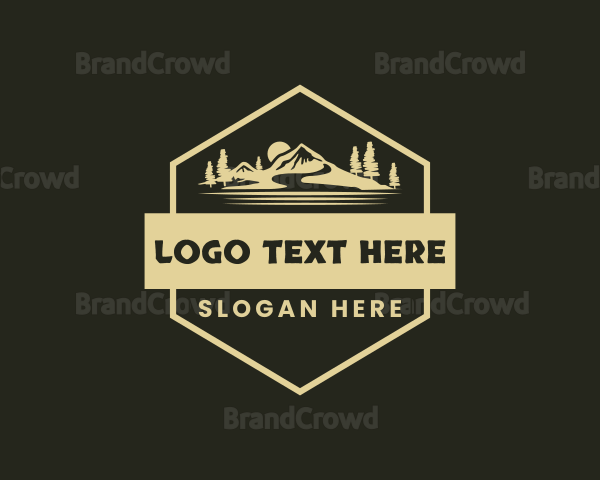 Rustic Mountain Trek Logo