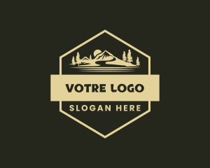 Rustic Mountain Trek Logo