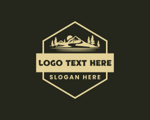 Rustic Mountain Trek Logo