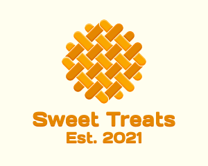 Weave Waffle Restaurant logo design