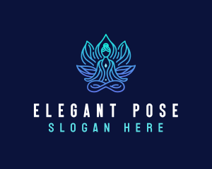Pose - Yoga Zen Fitness logo design