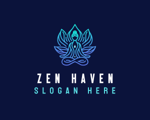 Yoga Zen Fitness logo design