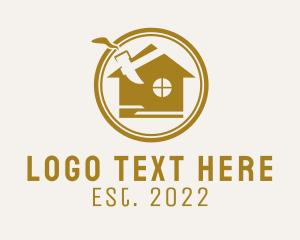 Roofing - Hammer House Contractor logo design