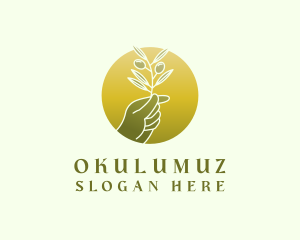 Nature Olive Leaf Logo