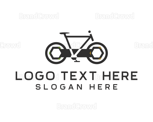 Wrench Bicycle Repair Logo