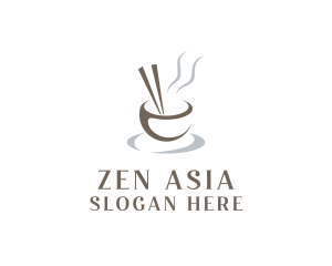 Asia - Minimalist Asian Bowl logo design