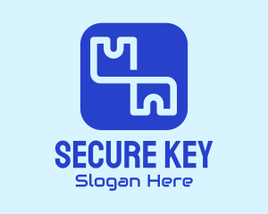 Key Password App  logo design