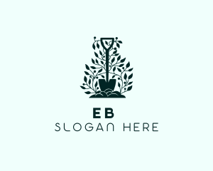 Tree Planting Shovel Logo